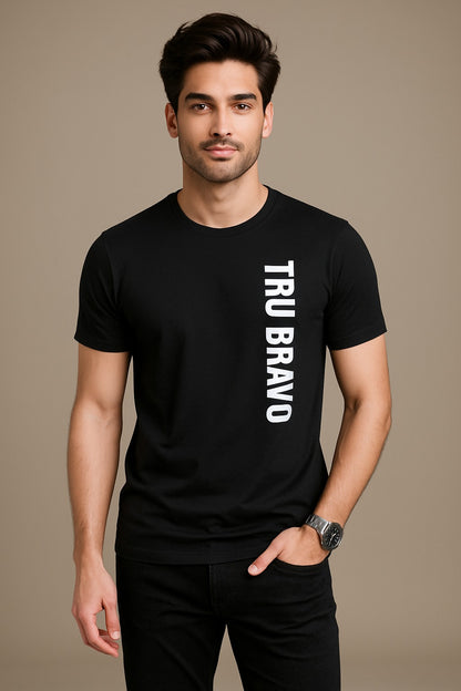 Tru Bravo™ Edge Series – Vertical Logo Black
