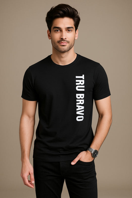 Tru Bravo™ Edge Series – Vertical Logo Black