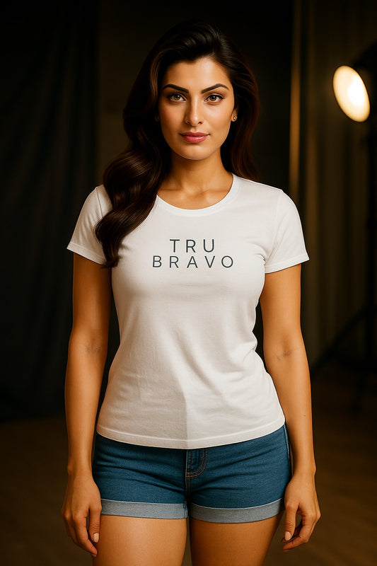 Tru Bravo Women’s Classic Fit Cotton T-Shirtx